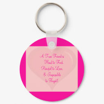 bgheart1, A True Friend is     Hard to Find,Pai... keychains