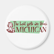 BGMICHIGAN FRIDGE MAGNET