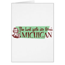 BGMICHIGAN GREETING CARD