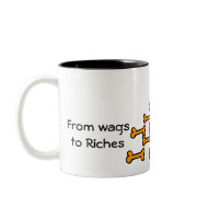 BH- From Wags to Riches Dog Mug mug