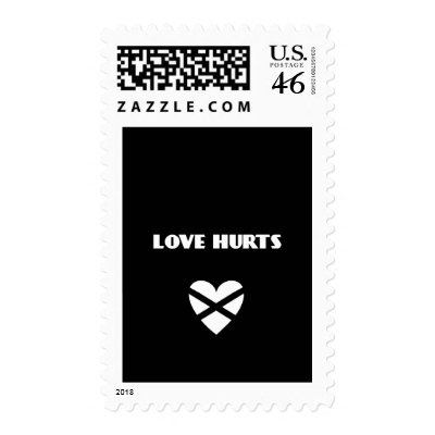 BH: Love Hurts Postage Stamps by WildeWear