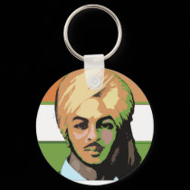 Bhagat Singh: A Revolutionary Hero keychains