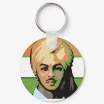 Bhagat Singh: A Revolutionary Hero keychains