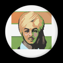 Bhagat Singh: A Revolutionary Hero magnets