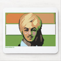 Bhagat Singh: A Revolutionary Hero mousepads by kamranistan Bhagat Singh: A Revolutionary Hero mousepads