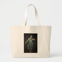 Bharatanatyam Dancer Canvas Bags