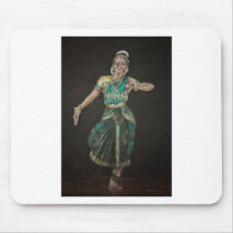 Bharatanatyam Dancer Mouse Pads