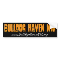 BHNW bumper sticker bumper stickers by BulldogHavenNW BHNW bumper sticker bumper stickers
