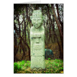 Bhuddist grave statue in Waegwan, South Korea Greeting Card