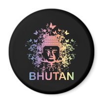 Bhutan Buddha Fridge Magnet