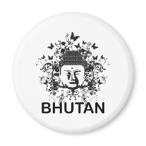 Bhutan Buddha Refrigerator Magnet