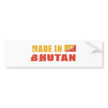 BHUTAN BUMPER STICKER