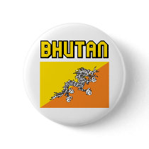 Bhutan Pinback Button