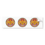 Bhutan Coat of Arms Bumper Stickers