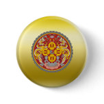 Bhutan Coat of Arms Button