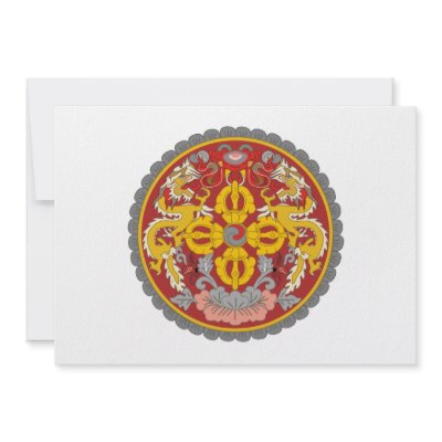 Bhutan Coat of Arms Announcement by flagshirts