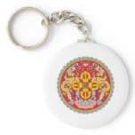 Bhutan Coat Of Arms Keychain