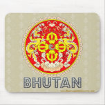 Bhutan Coat of Arms Mousepads