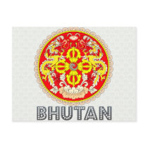 Bhutan Coat of Arms Post Cards