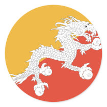 Bhutan dragon stickers