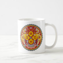 bhutan emblem coffee mugs