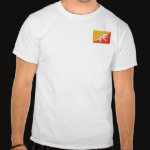 Bhutan Flag Map Basic T-Shirt