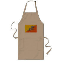 Bhutan Flag Apron