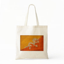 Bhutan Flag Tote Bag