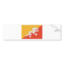 Bhutan Flag bumper stickers