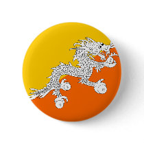 Bhutan Flag Pinback Buttons