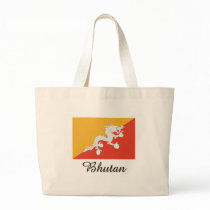 Bhutan Flag Design Bag