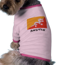 Bhutan Flag pet clothing