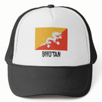 Bhutan Flag hats