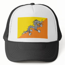 Bhutan Flag Mesh Hats