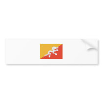 Bhutan FLAG International bumper stickers