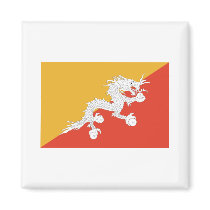 Bhutan FLAG International magnets