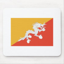 Bhutan FLAG International Mouse Mat