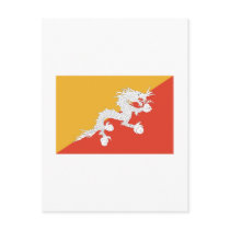 Bhutan FLAG International Post Cards