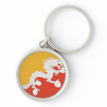 Bhutan Flag Key Chain
