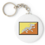 Bhutan Flag Key Chains