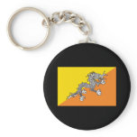 Bhutan Flag Keychain