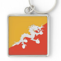 bhutan flag key chains