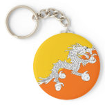 Bhutan Flag Key Chain