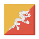 Bhutan Flag Magnet