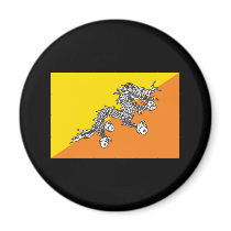 Bhutan Flag Magnet
