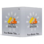 Bhutan Flag Map 2.0 binders