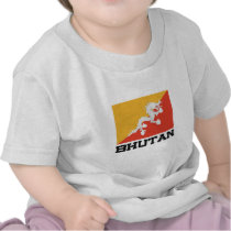 Bhutan Flag T Shirts