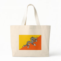 Bhutan Flag Tote Bag