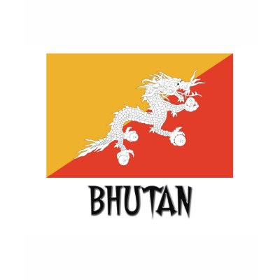 Bhutan Flag T-shirt by