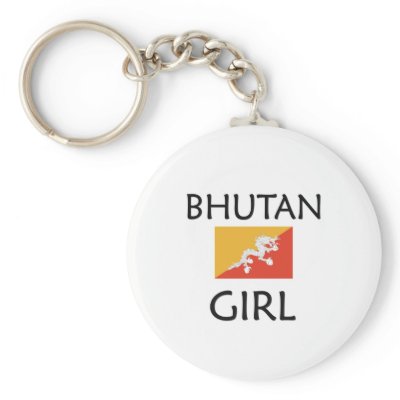 BHUTAN GIRL KEYCHAIN by flagshirt